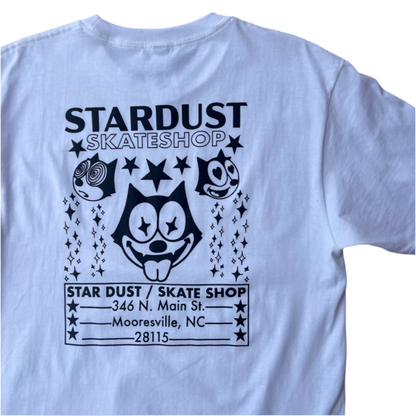 Stardust Skate Shop Felix Tee 012 White / Black