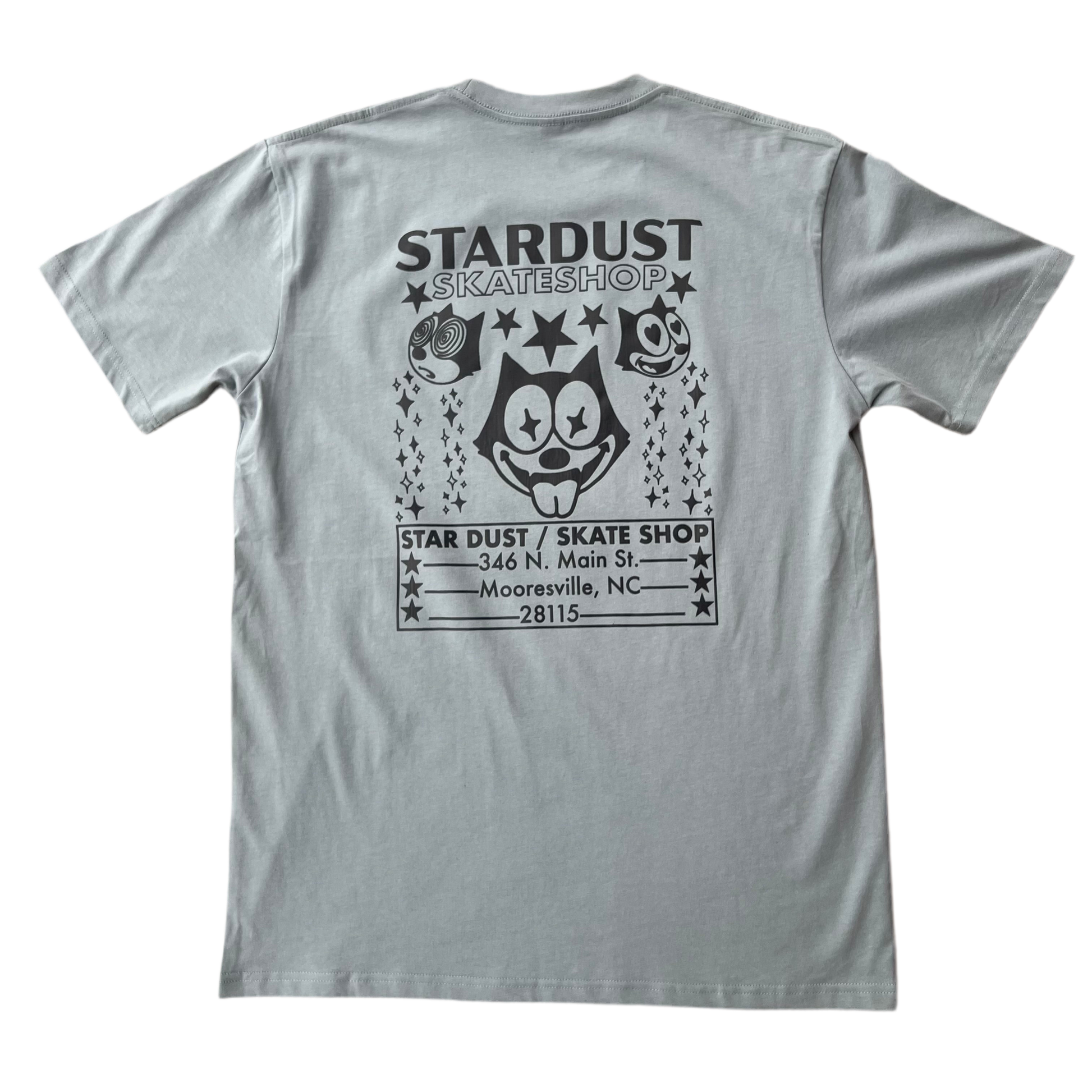 Stardust Skate Shop Felix Tee 012 Pale Blue / Black