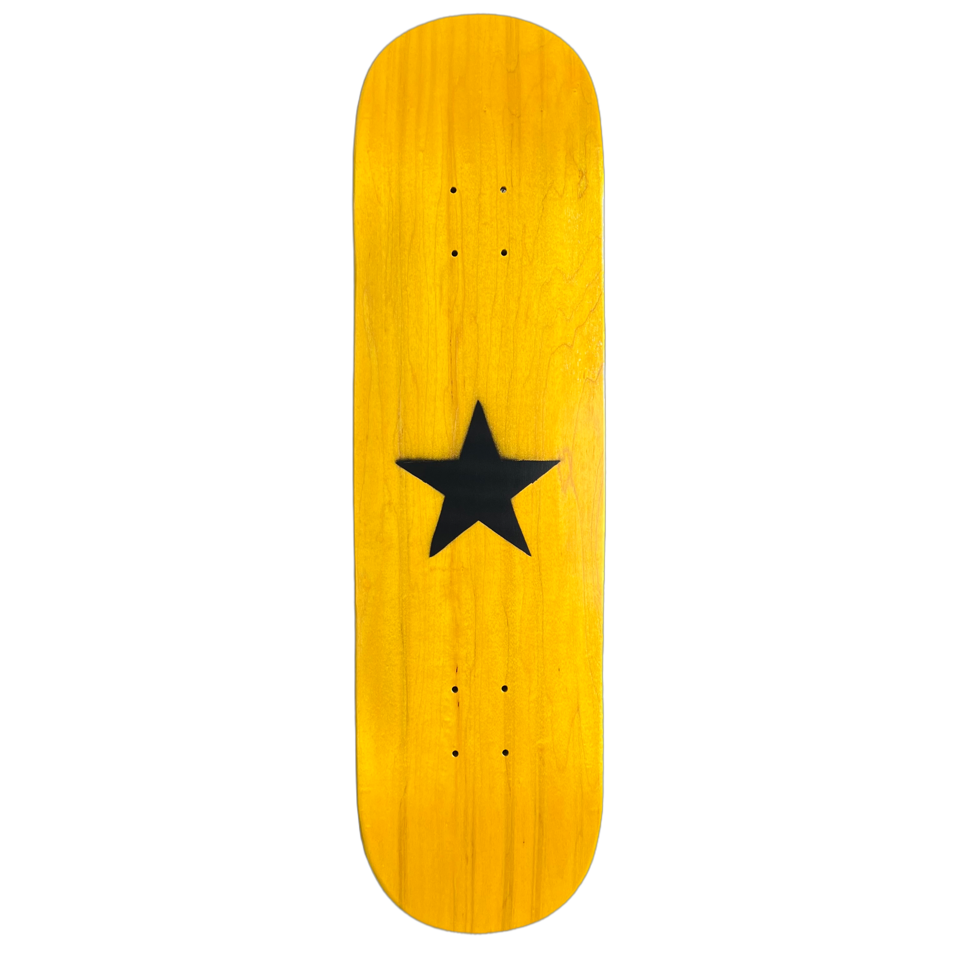 Stardust Matte Black Star Deck 003 8.5" Yellow (Full Cut)