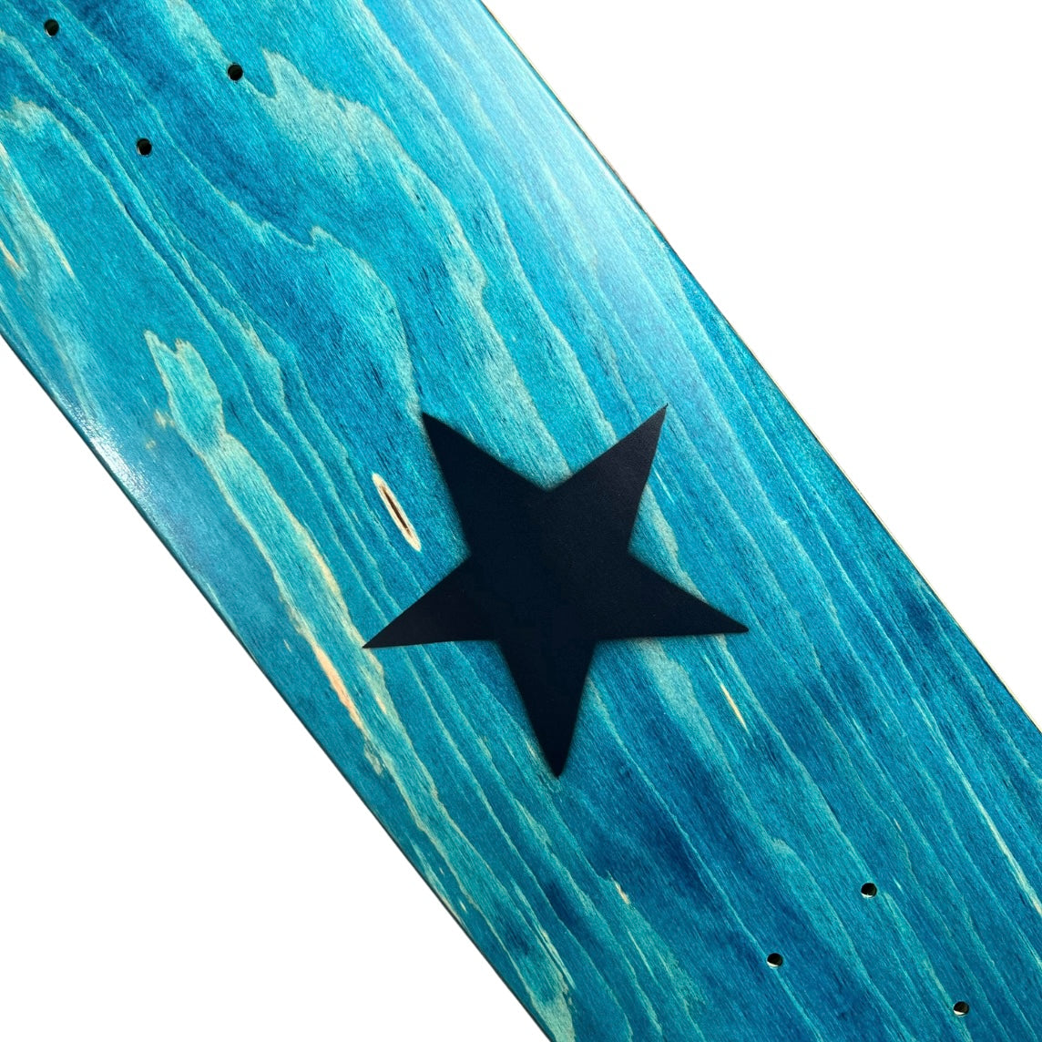 Stardust Matte Black Star Deck 003 8.375" Aqua (Full Cut)