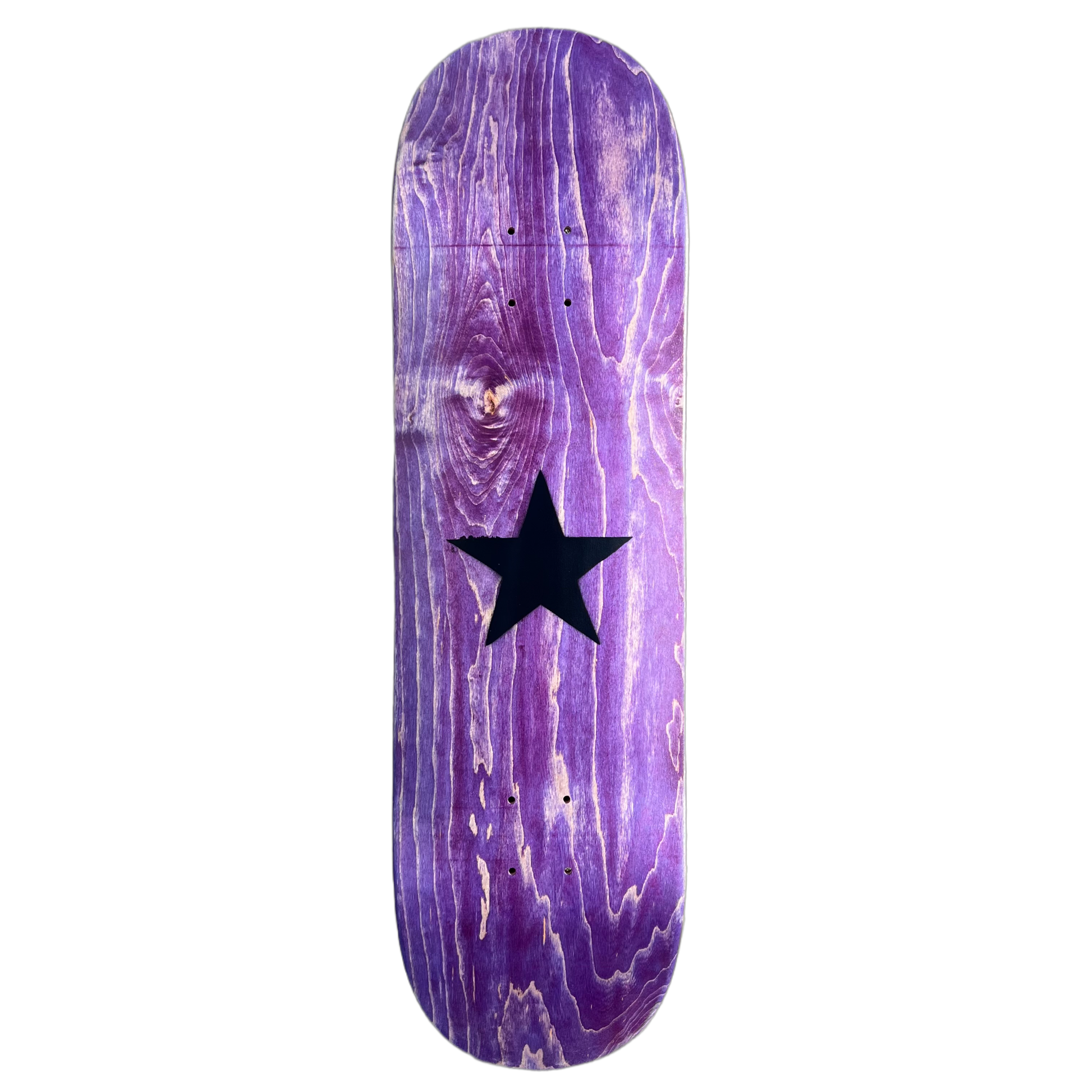 Stardust Matte Black Star Deck 003 8.75" Purple (Standard Cut)