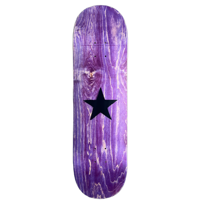 Stardust Matte Black Star Deck 003 8.75" Purple (Standard Cut)