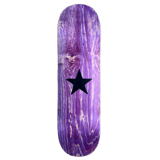 Stardust Matte Black Star Deck 003 8.75" Purple (Standard Cut)