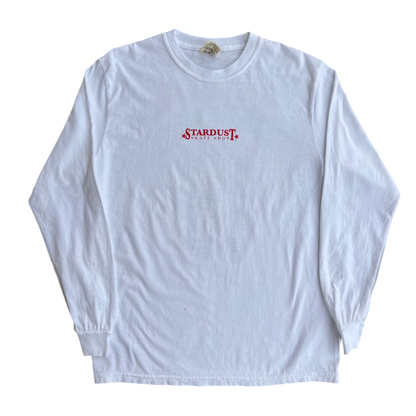 Stardust Skate Shop "Ballerina" Long Sleeve Tee 034 White / Bright Red / Black