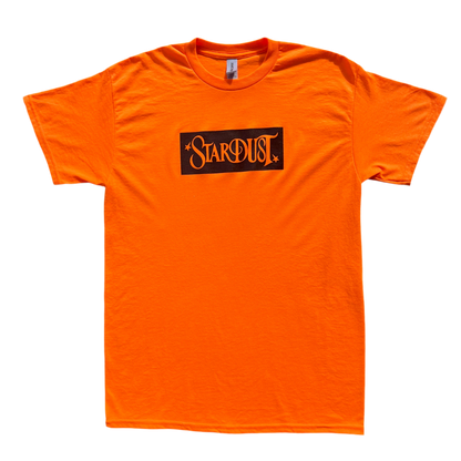 Stardust Skate Shop Wanderlust Box Tee 029 Safety Orange / Matte Black