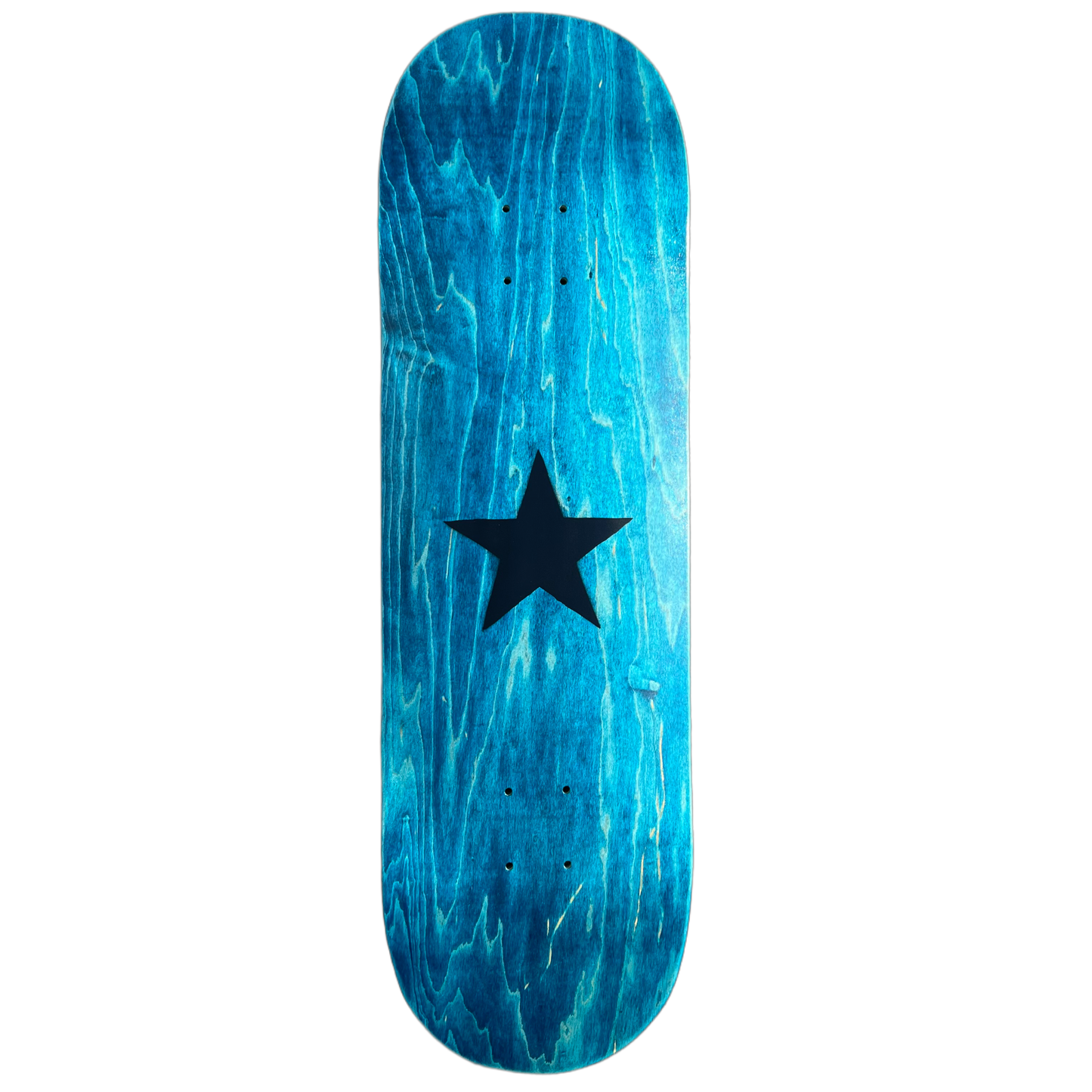 Stardust Matte Black Star Deck 003 9.0" Aqua (Standard Cut)