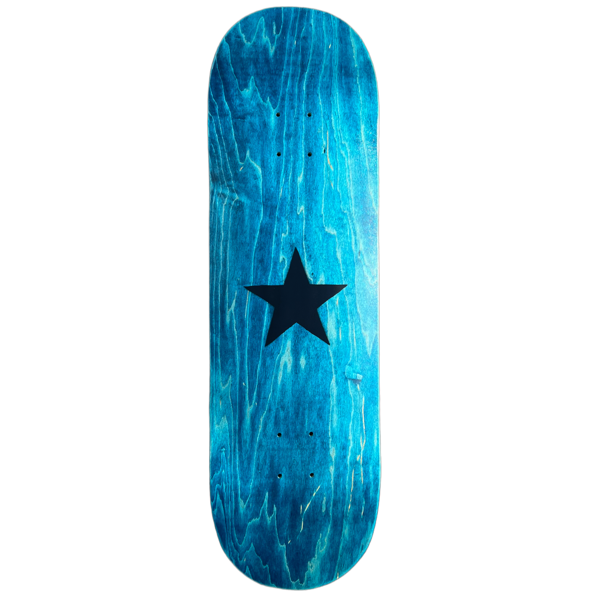 Stardust Matte Black Star Deck 003 9.0" Aqua (Standard Cut)