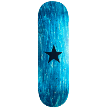 Stardust Matte Black Star Deck 003 9.0" Aqua (Standard Cut)