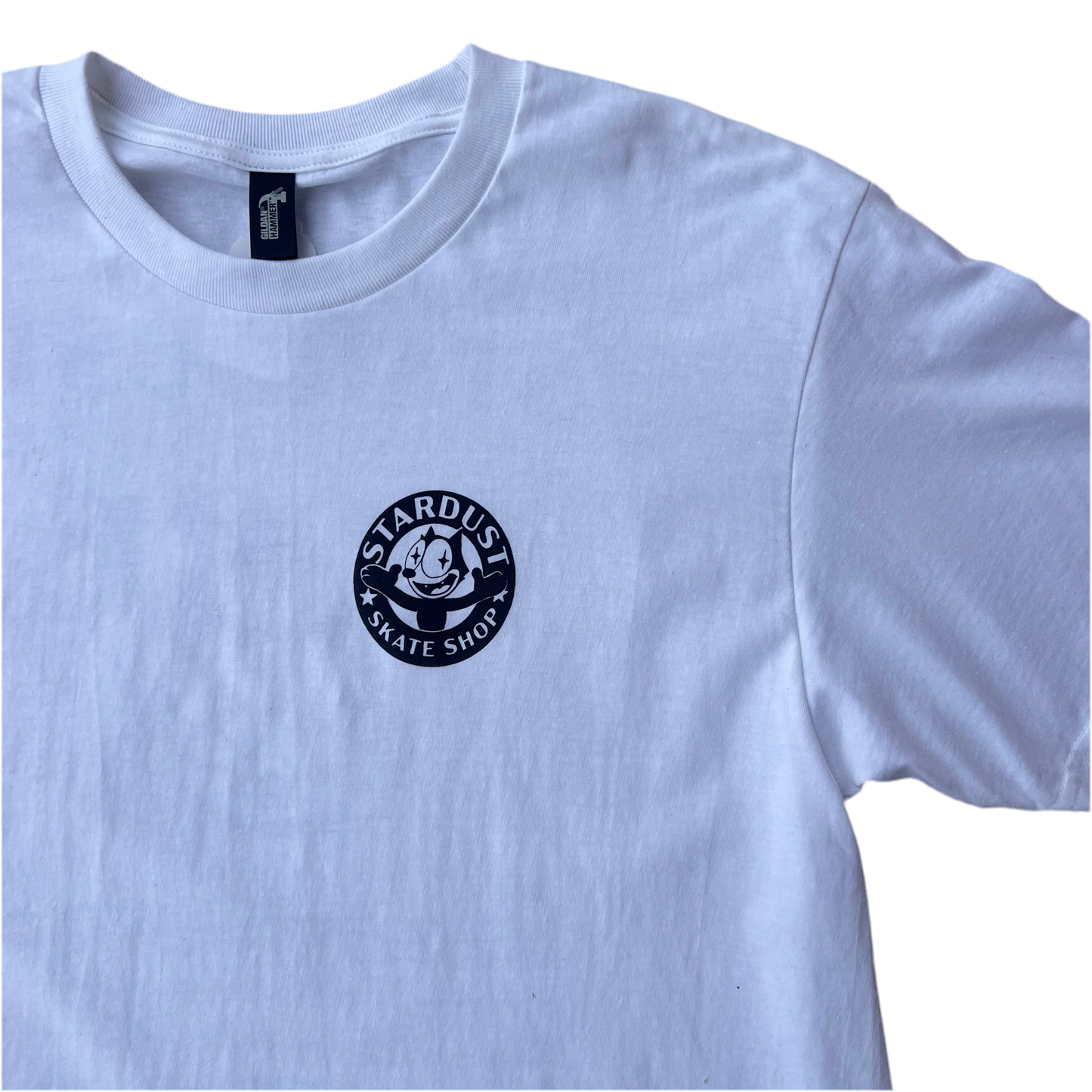 Stardust Skate Shop Felix Tee 012 White / Black