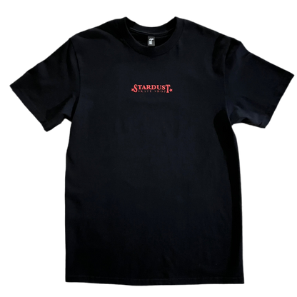 Stardust Skate Shop "Ballerina" Short Sleeve Hammer Tee 034 Black / Bright Red / White