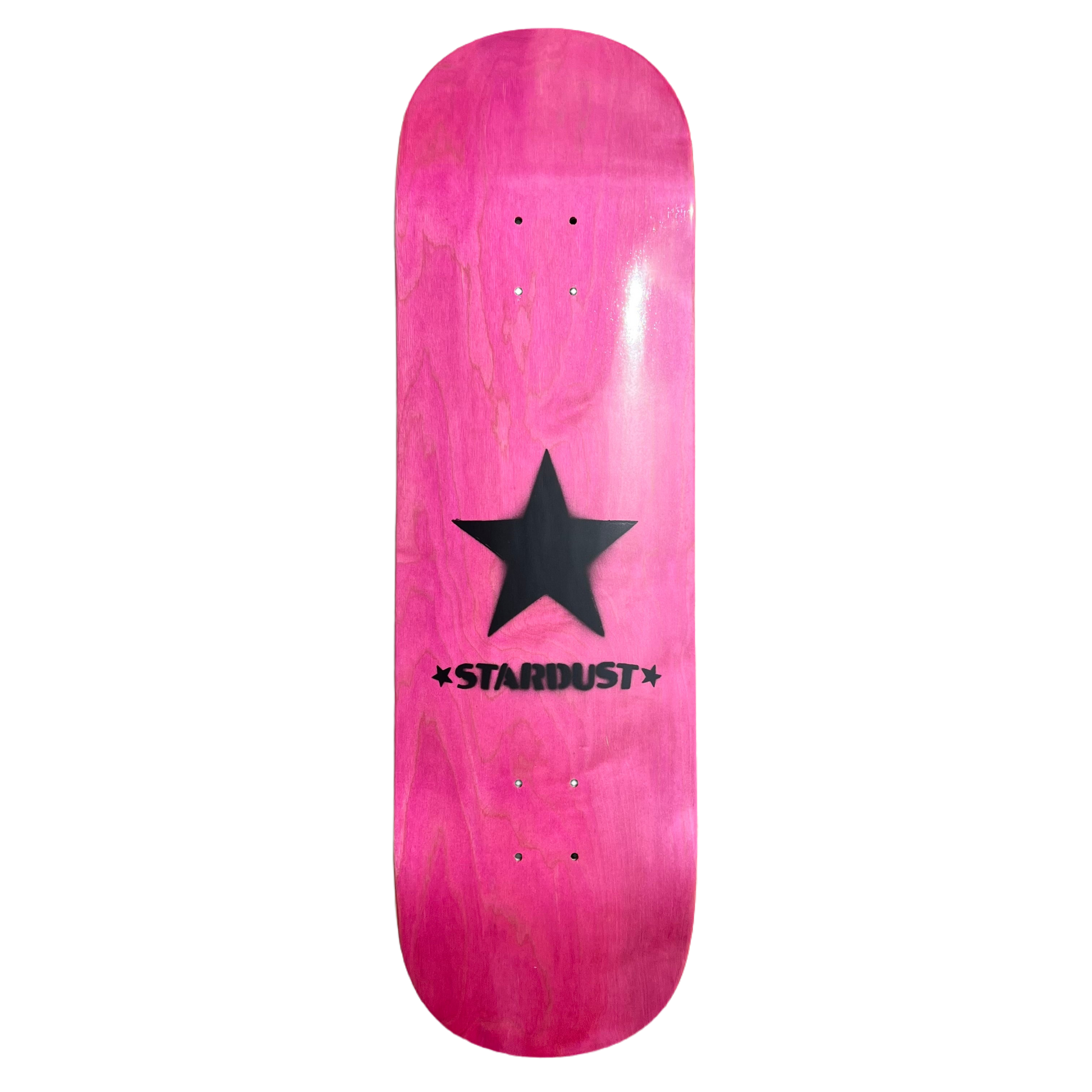 Stardust Matte Black Star Deck 9.0" Pink (Full Cut)