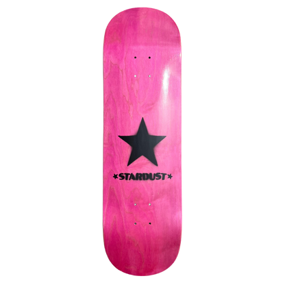 Stardust Matte Black Star Deck 9.0" Pink (Full Cut)