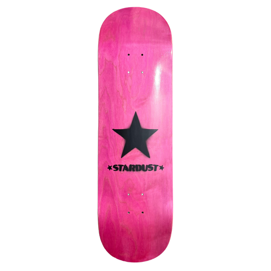 Stardust Matte Black Star Deck 9.0" Pink (Full Cut)