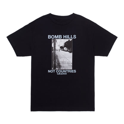 GX1000 Bomb Hills Not Countries Tee Black / Blue