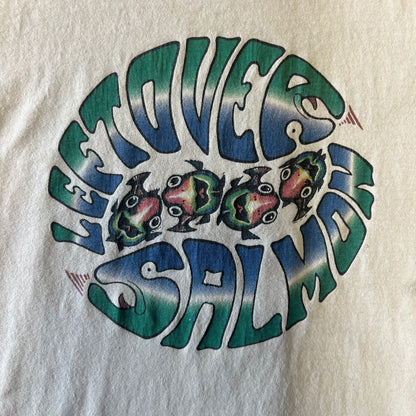 Vintage 1990s Leftover Salmon Tee - 2X-Large - Natural