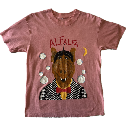 Vintage 1980s Alfalfa Tee - Medium - Pink