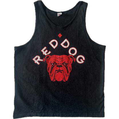 Vintage 1990s Red Dog Tank Top - X-Large - Black