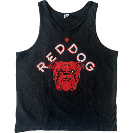 Vintage 1990s Red Dog Tank Top - X-Large - Black