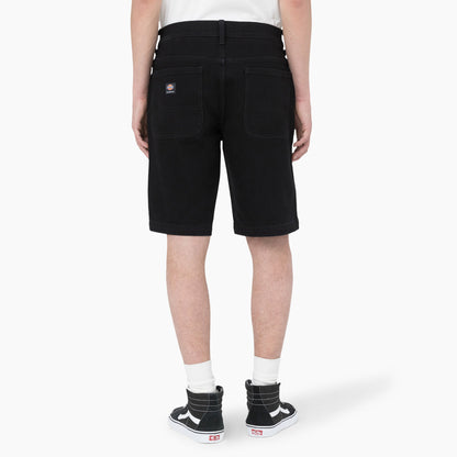 Dickies Skateboarding Loose Fit Wingville Shorts 11" Black Denim