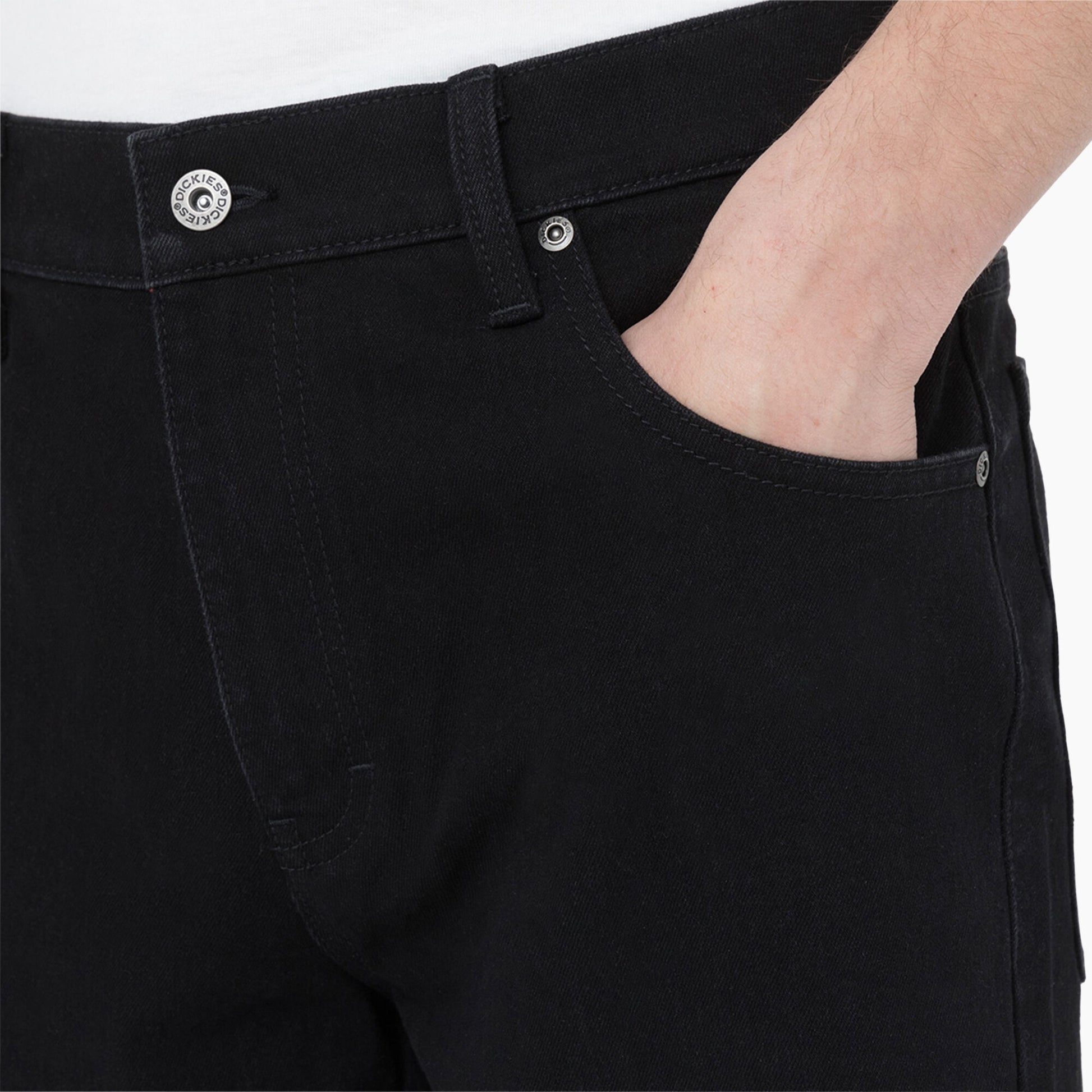 Dickies Skateboarding Loose Fit Wingville Shorts 11" Black Denim