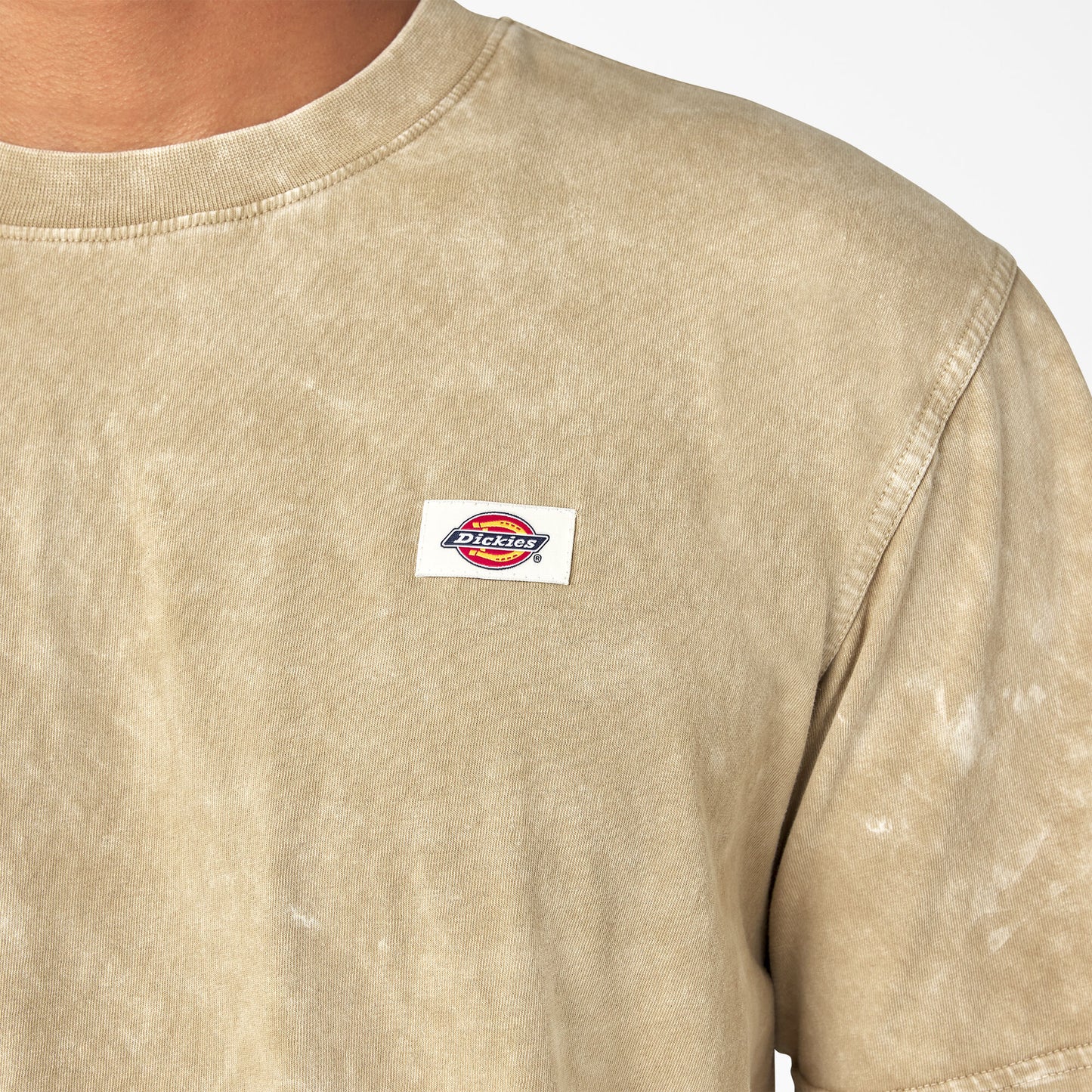 Dickies Newington Short Sleeve T-Shirt Sandstone Overdyed Acid Wash