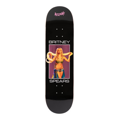 Welcome x Britney Spears Snake Popsicle Deck 8.5" Black / Pink Foil