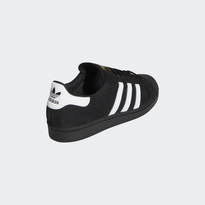 Adidas Superstar ADV Skate Shoes Core Black / Cloud White / Gold Metallic