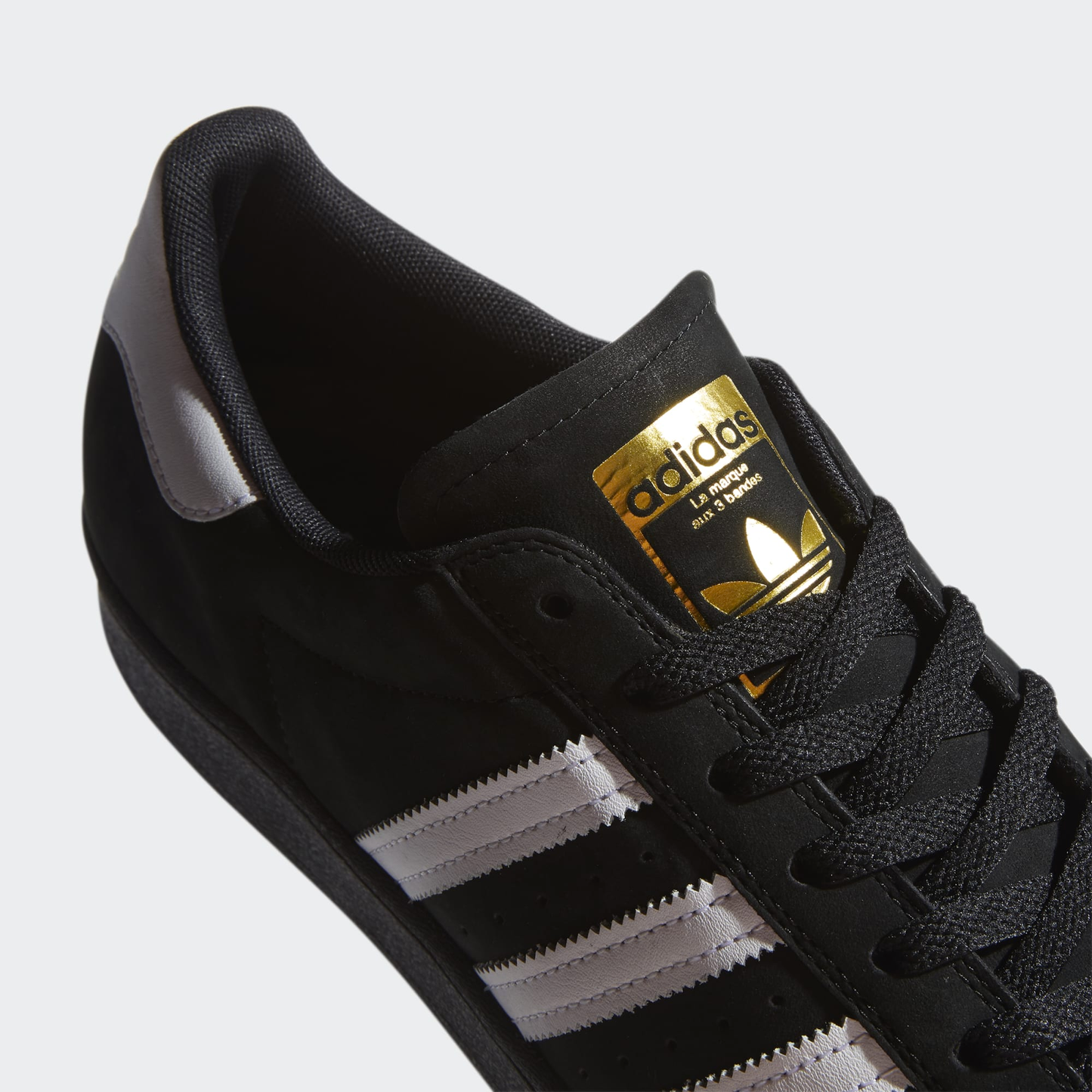 Adidas Superstar ADV Skate Shoes Core Black / Cloud White / Gold Metallic