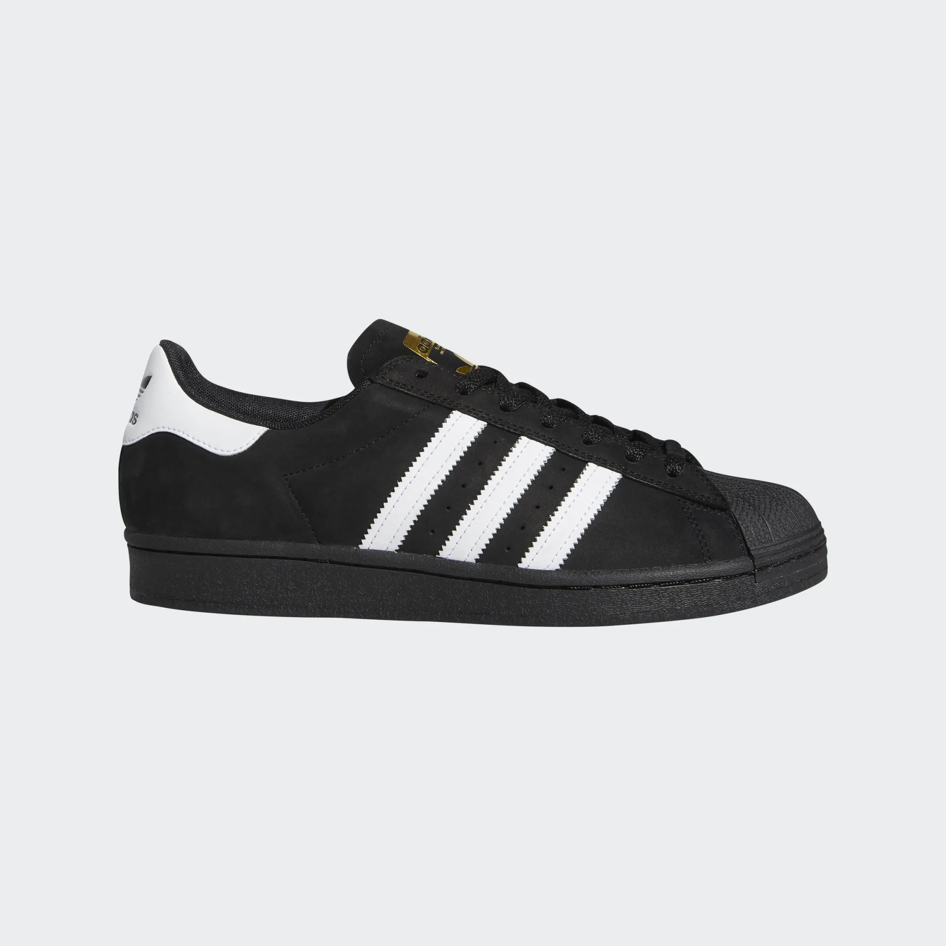 Adidas Superstar ADV Skate Shoes Core Black / Cloud White / Gold Metallic