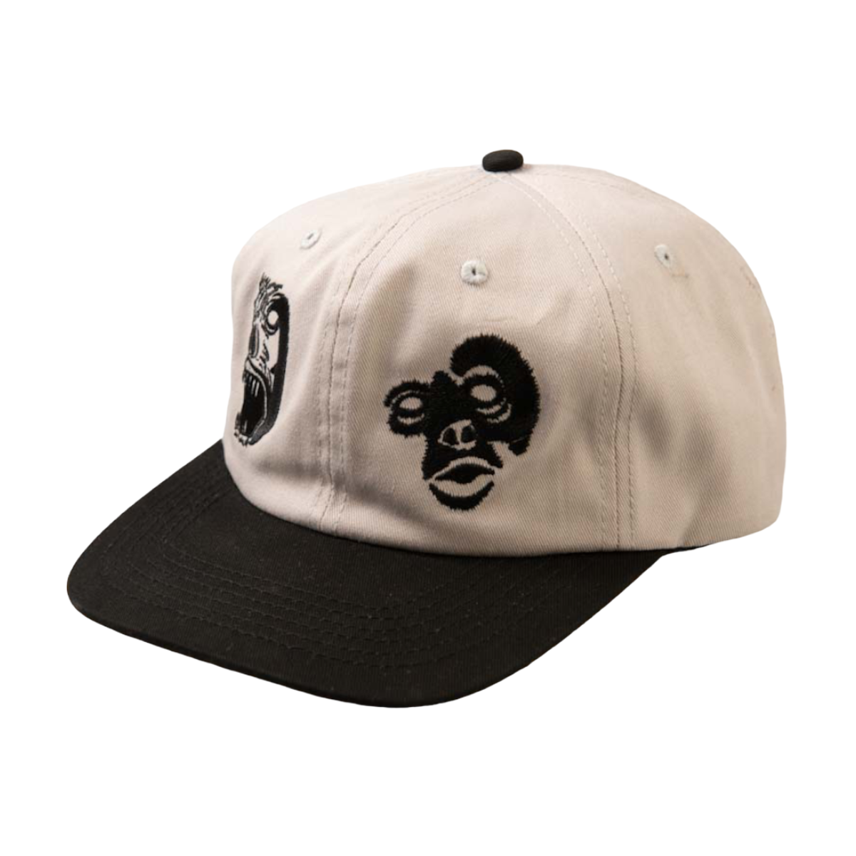 Baker Ghouls Snapback Hat Grey / Black