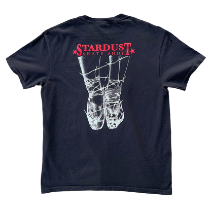 Stardust Skate Shop "Ballerina" Short Sleeve Tee 034 Black / Bright Red / White