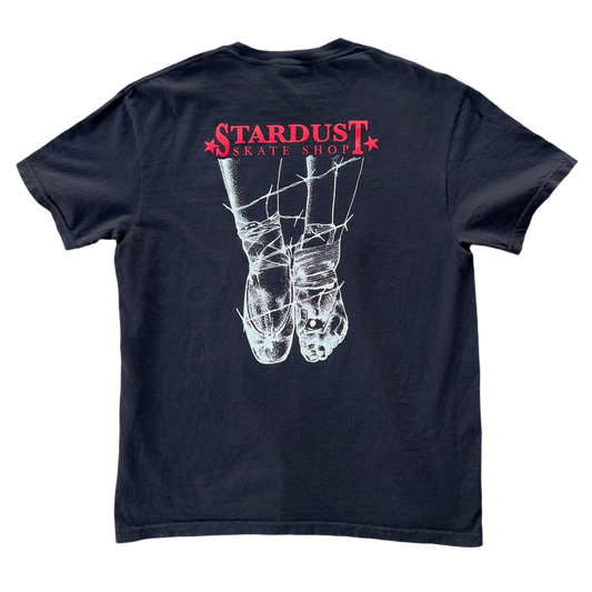 Stardust Skate Shop "Ballerina" Short Sleeve Tee 034 Black / Bright Red / White