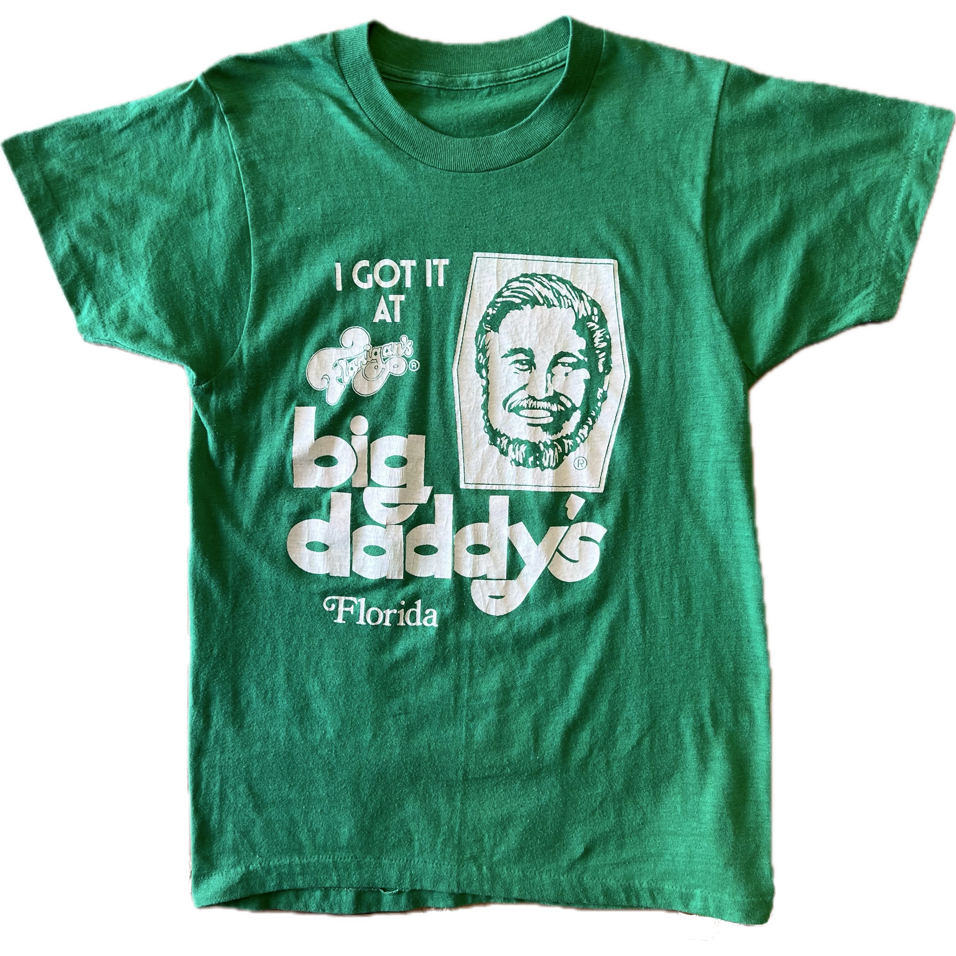 Vintage 1990s Big Daddy's Florida Tee - X-Small - Green