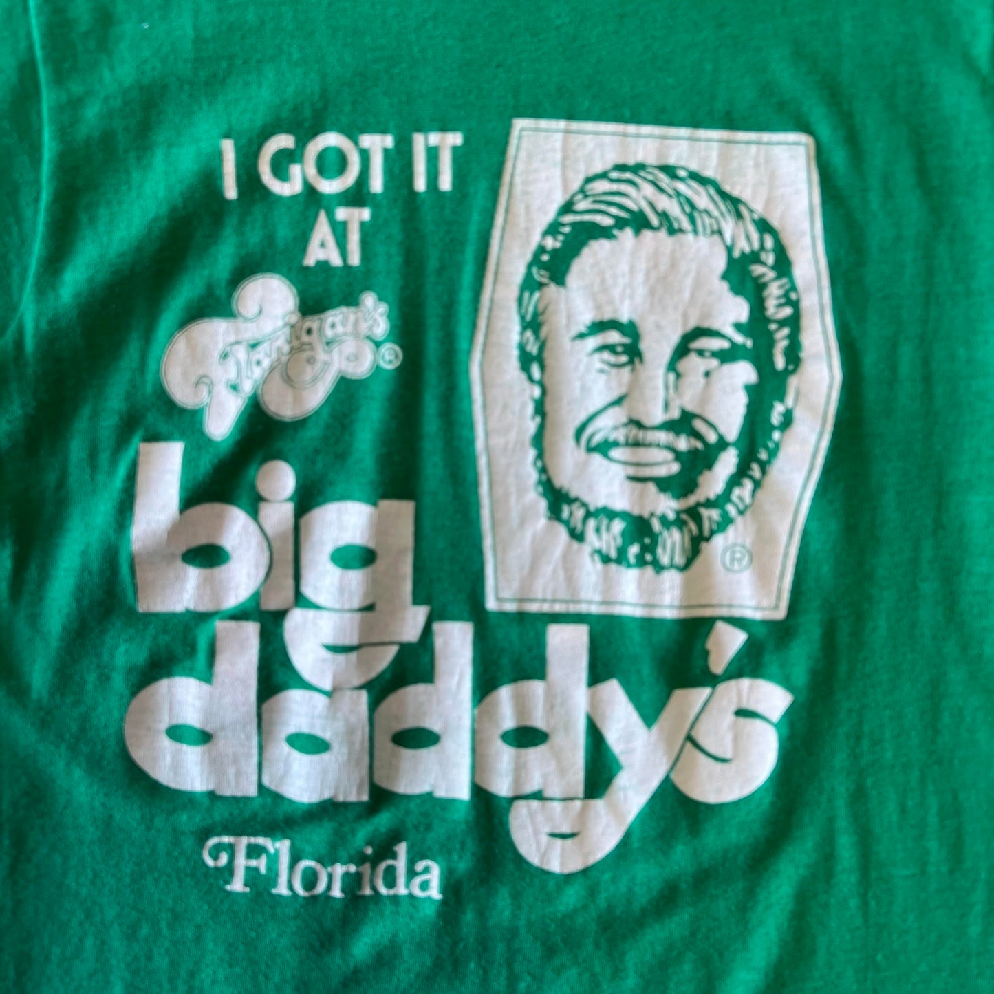 Vintage 1990s Big Daddy's Florida Tee - X-Small - Green