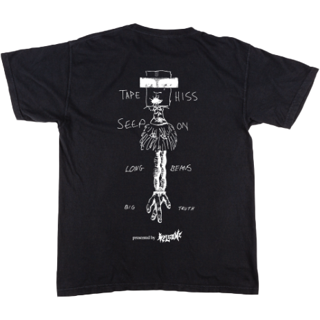 Welcome x Bauhaus Big Truth Garment Dyed Graphic Tee Black