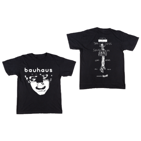 Welcome x Bauhaus Big Truth Garment Dyed Graphic Tee Black