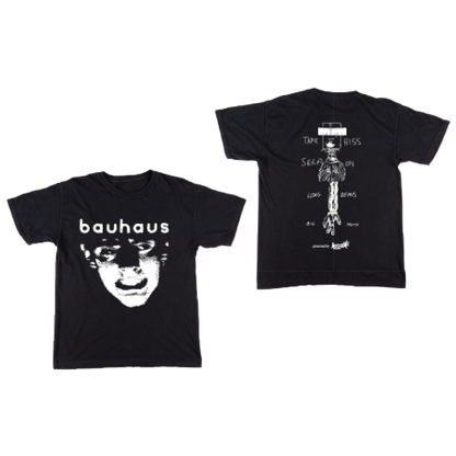 Welcome x Bauhaus Big Truth Garment Dyed Graphic Tee Black