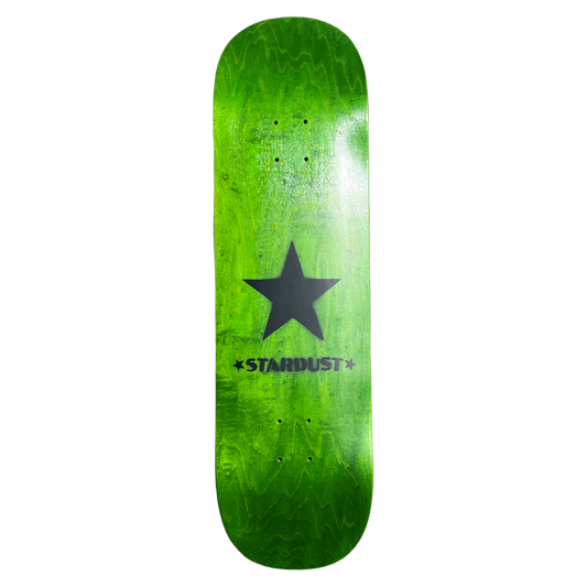 Stardust Matte Black Star Deck 8.75" Green (Full Cut)