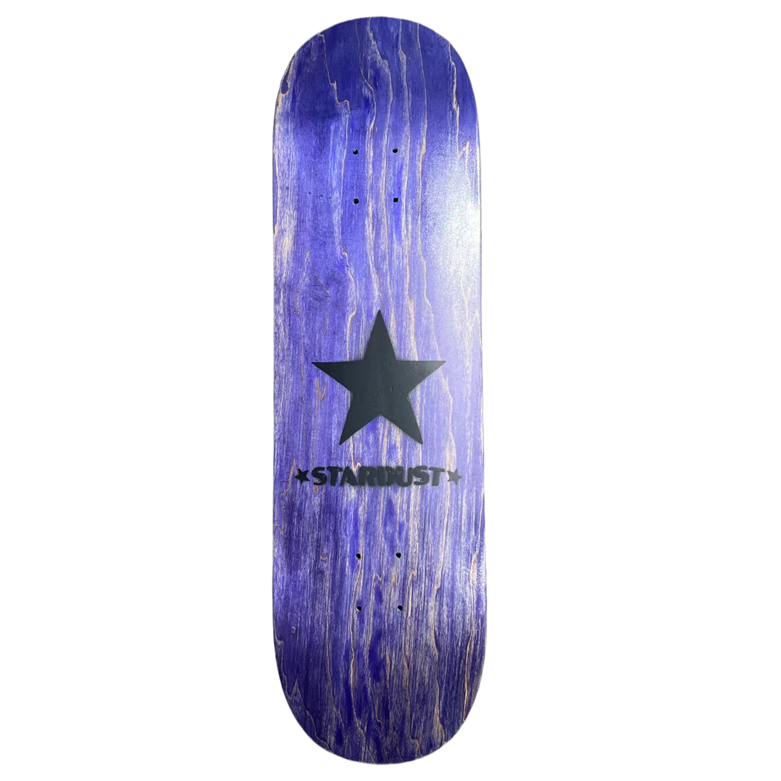 Stardust Matte Black Star Deck 8.75" Purple (Standard Cut)