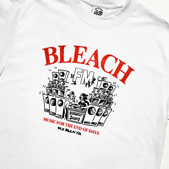 Bleach USA 94.5 FM Tee White