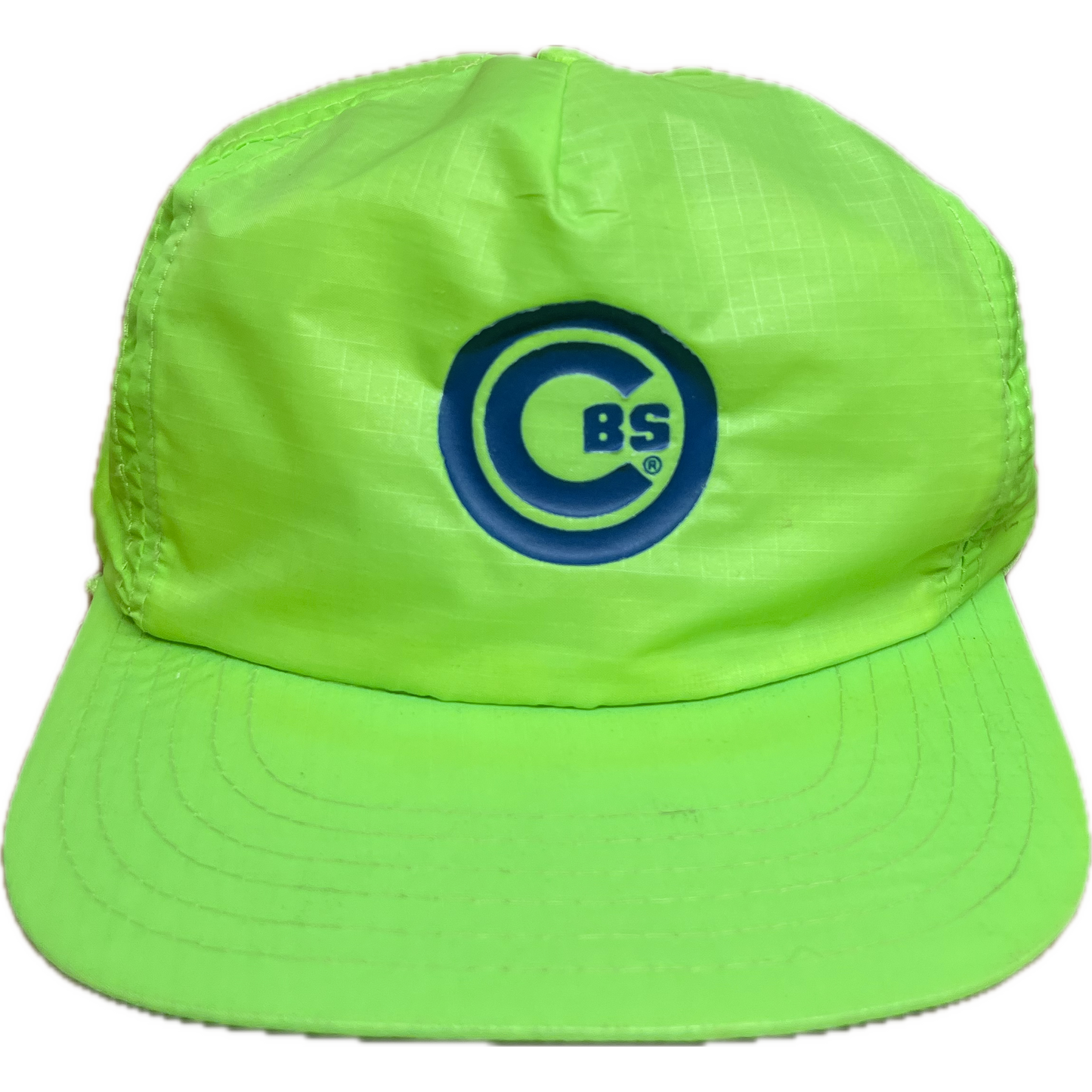 Vintage Chicago Cubs Bud Light Nylon Snapback Hat - Neon Green