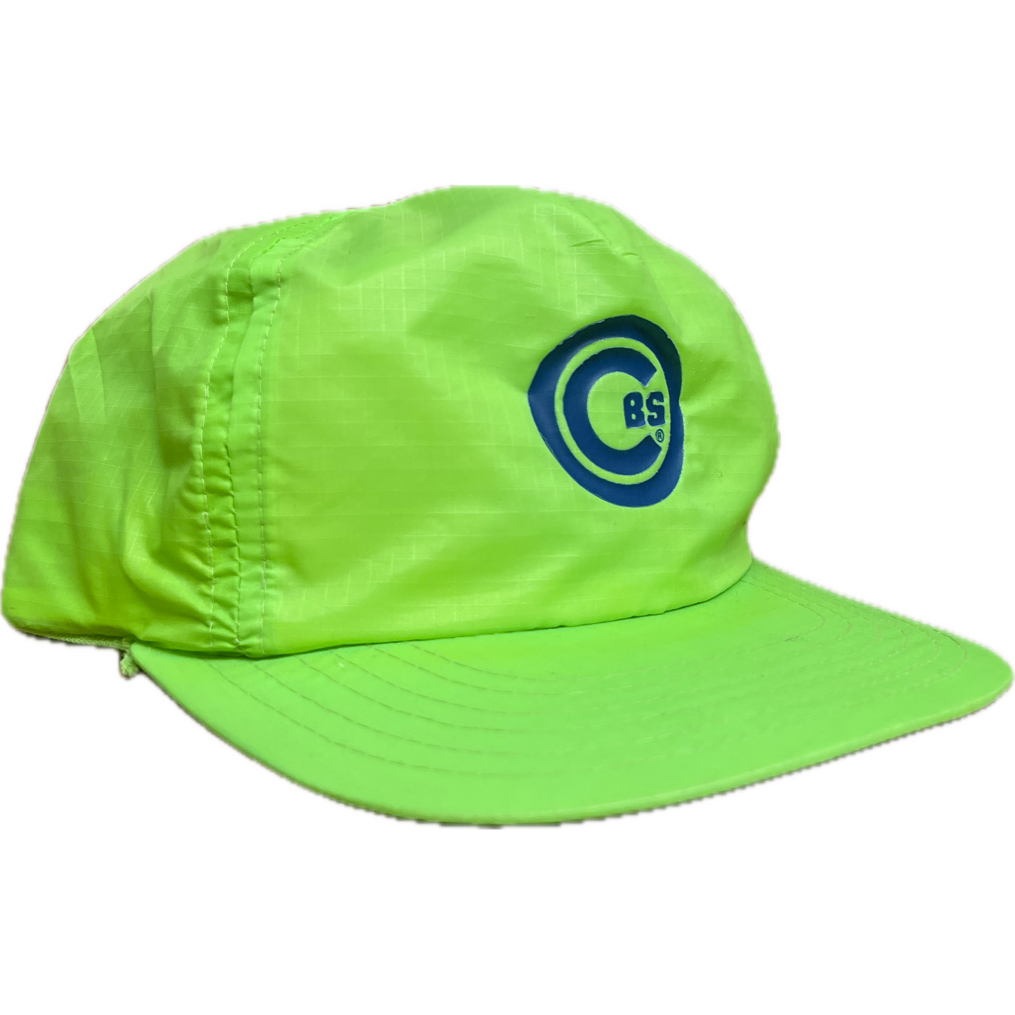 Vintage Chicago Cubs Bud Light Nylon Snapback Hat - Neon Green