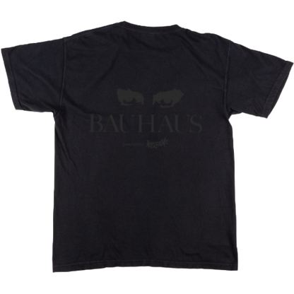 Welcome x Bauhaus Deathly Bloom Garment Dyed Graphic Tee Black