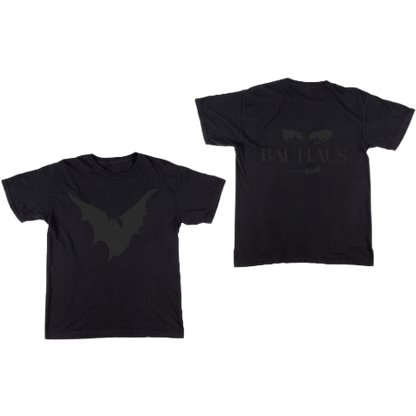 Welcome x Bauhaus Deathly Bloom Garment Dyed Graphic Tee Black