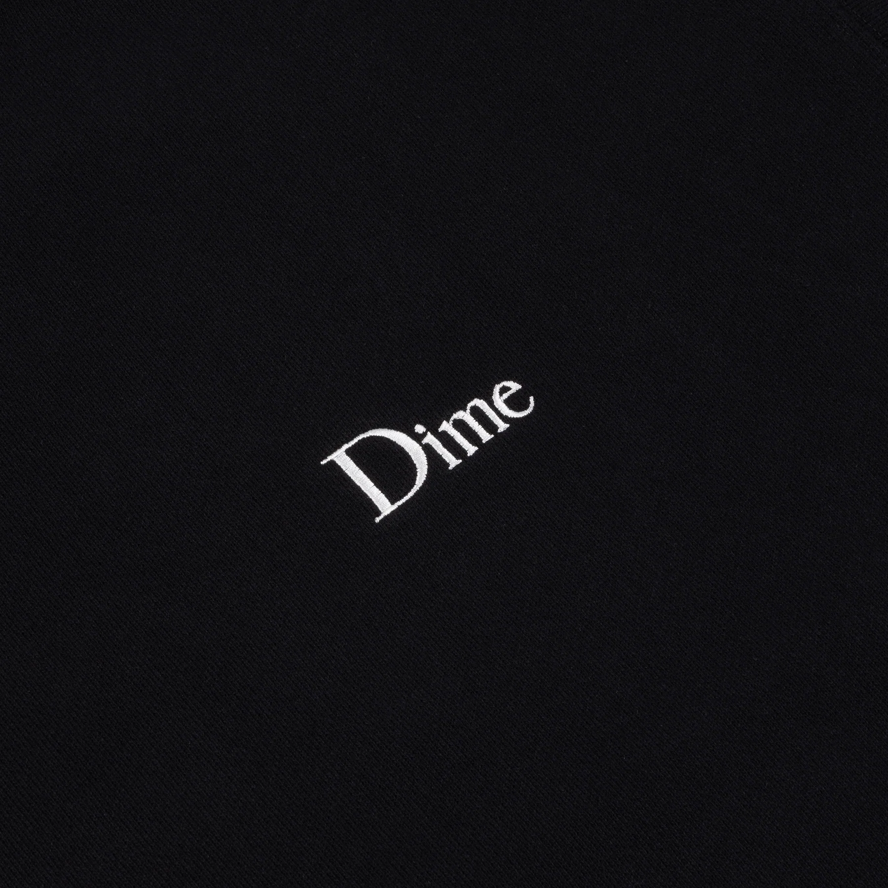 Dime Classic Small Logo Hoody Black