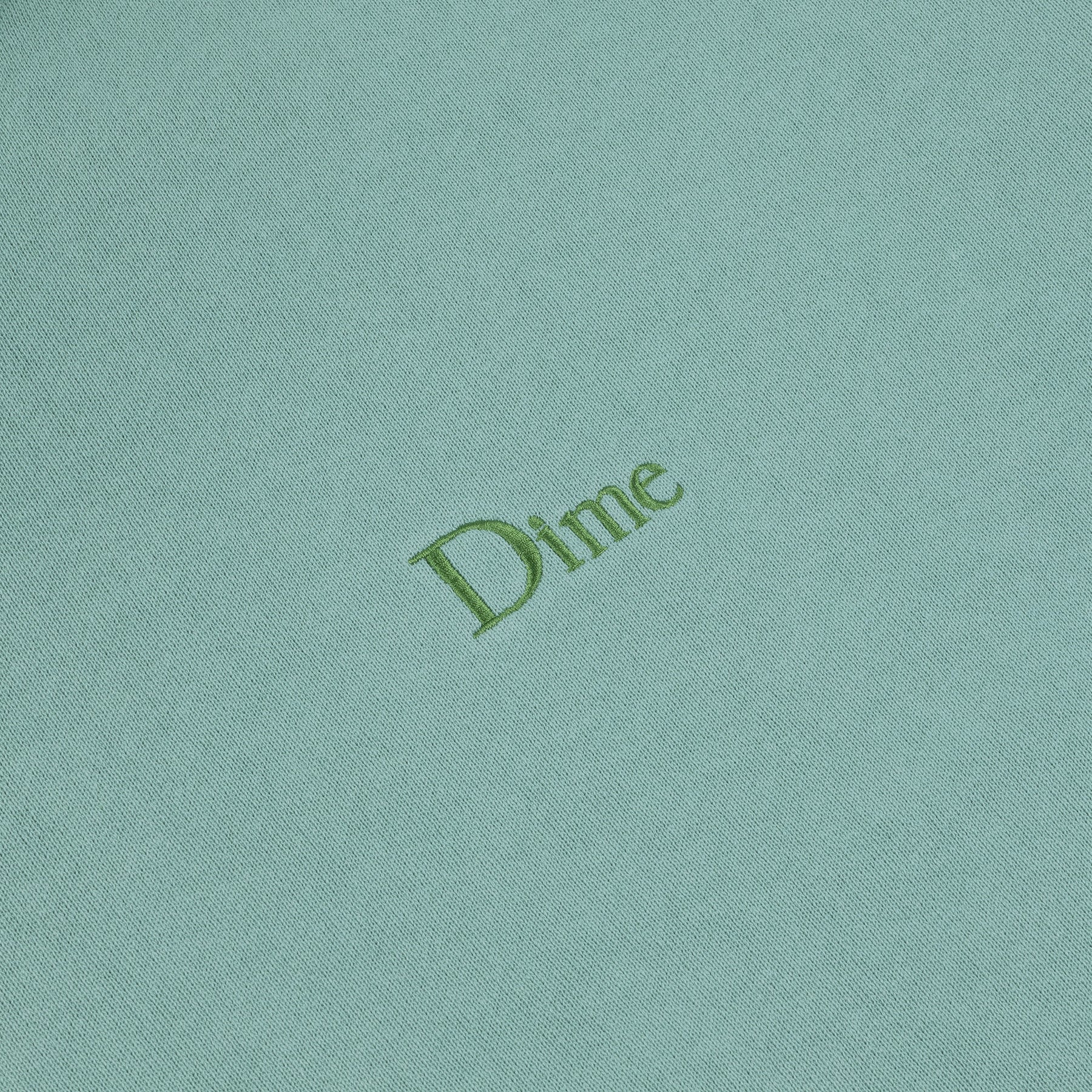 Dime Classic Small Logo Hoody Seaweed