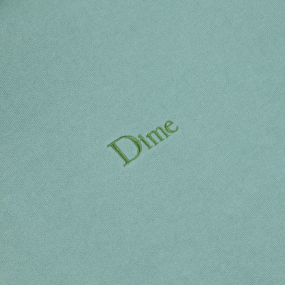 Dime Classic Small Logo Hoody Seaweed