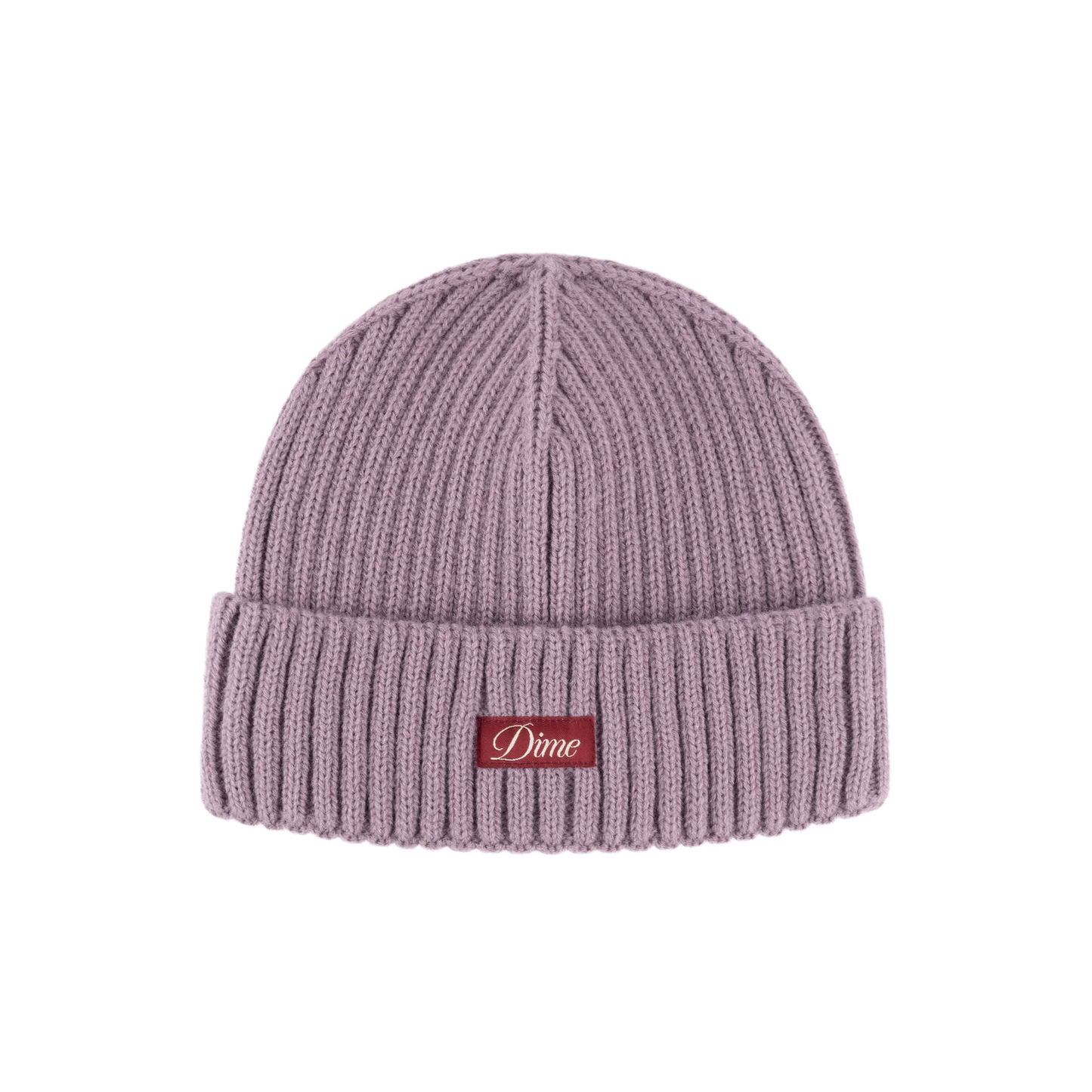 Dime Cursive Fold Beanie Pink Lilac