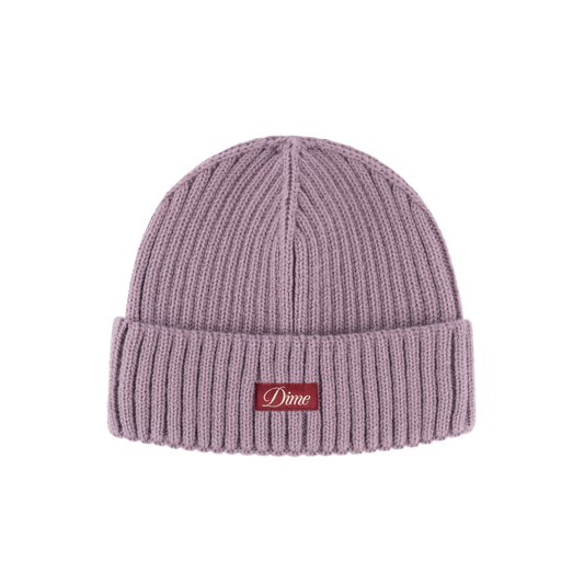 Dime Cursive Fold Beanie Pink Lilac