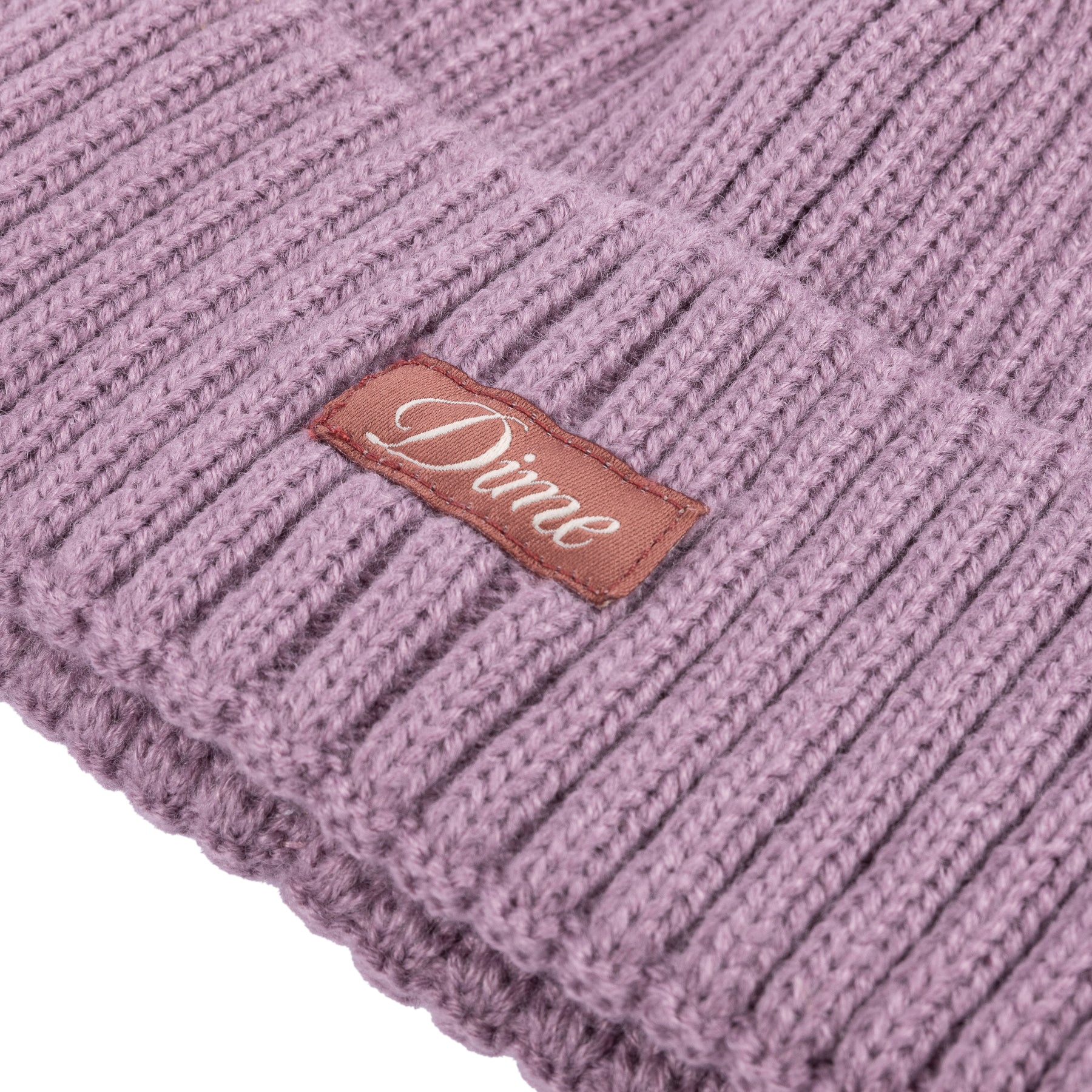 Dime Cursive Fold Beanie Pink Lilac